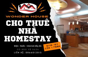 Wonder House Homestay full nội thất tại chung cư 229 Phố Vọng (mặt Trần Đại Nghĩa)