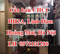 Chính chủ Cần bán căn hộ Linh Đàm, Hoàng Mai, Hà Nội