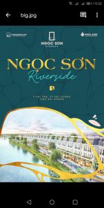 DỰ ÁN ĐẤT NỀN NGỌC SƠN RIVERSIDE –  HÃY LÀ NHÀ ĐẦU TƯ THÔNG THÁI