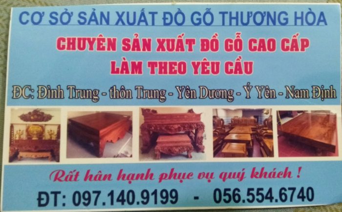 ĐỒ GỖ MỸ NGHỆ THƯƠNG HÒA