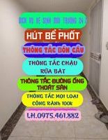 THÔNG TẮC CỐNG – THÔNG TẮC BỒN CẦU