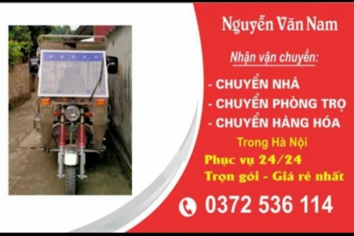 VĂN NAM -CHUYỂN NHÀ – VĂN PHÒNG TRỌN GÓI 24/24 H