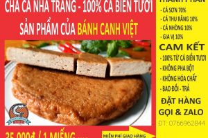 CHẢ CÁ BIỂN NHA TRANG