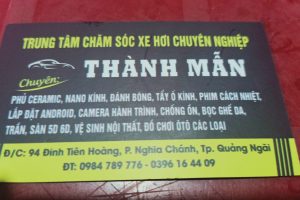 TRUNG TÂM CHĂM SÓC XE OTO CHUYÊN NGHIỆP – THÀNH MẪN