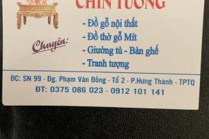 CƠ SỞ ĐỒ GỖ CHÍN TƯỞNG