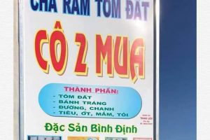 CHẢ RAM TÔM ĐẤT CÔ 2 MUA