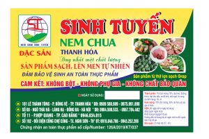 🍀 SINH TUYẾN ĐẶC SẢN NEM CHUA THANH HÓA