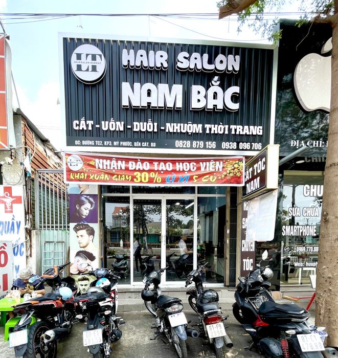 SANG NHƯỢNG SALON TÓC MẶT TIỀN ĐẸP Ở BÌNH DƯƠNG