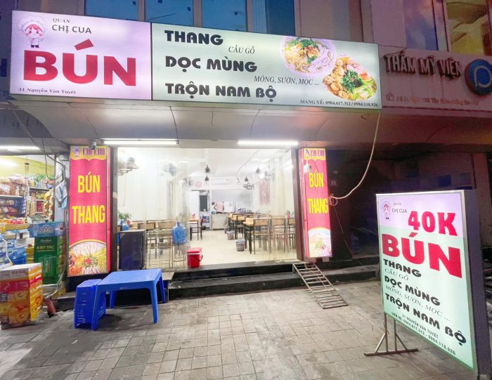 SANG NHƯỢNG CỬA HÀNG MẶT TIỀN ĐẸP PHỐ ẨM THỰC Ở ĐỐNG ĐA