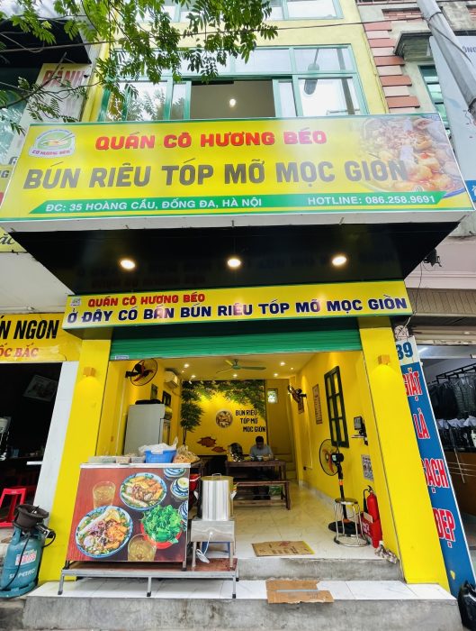 SANG NHƯỢNG QUÁN BÚN RIÊU CÔ HƯƠNG BÉO – FULL ĐỒ, VÀO KINH DOANH NGAY