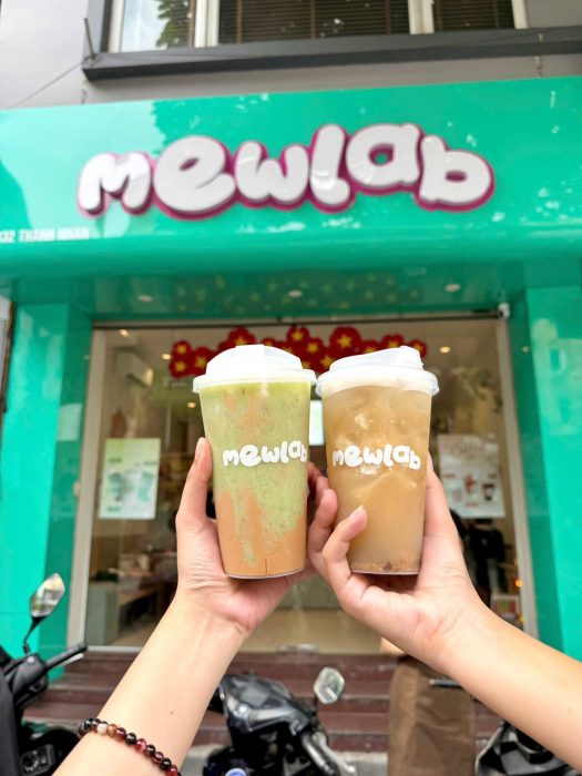 SANG NHƯỢNG QUÁN TRÀ SỮA MEWLAB TEA – 132 THANH NHÀN, HBT, HÀ NỘI📢