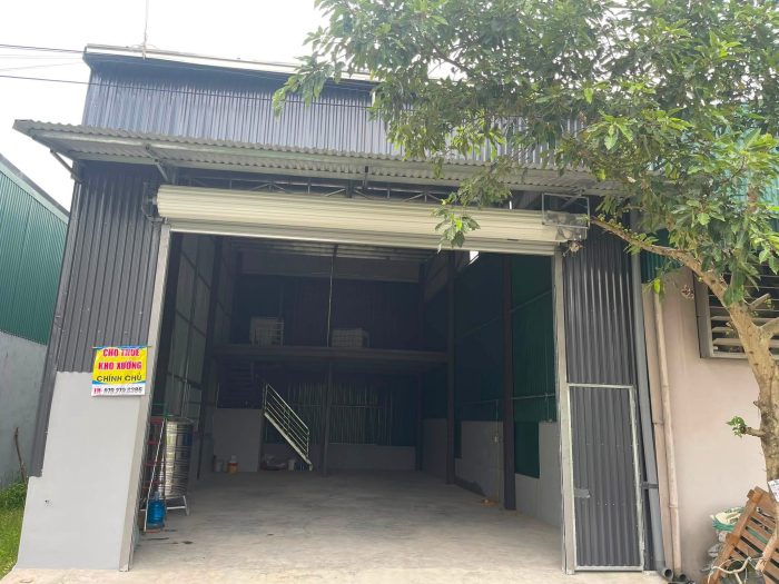 Cho thuê kho xưởng giá rẻ đất dịch vụ lại yên( Sơn Đồng)